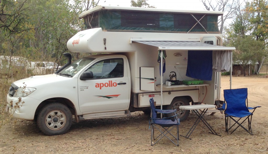 Our 'Hilux Hilton' camped at Ellenbrae Station, Gibb River Road. Photo Chris Shanahan. 